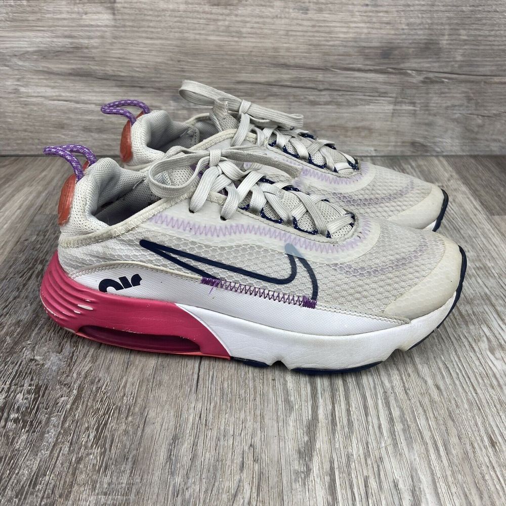 Nike Air Max 2090 PS CU2093 003 White/Pink‎ Kids Size 2Y